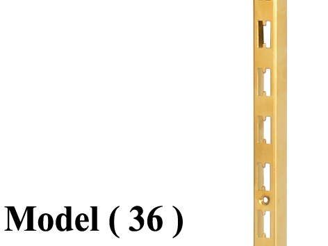 بريمو (2*3)   D . LX (مو 36) قائم بريمو استانلس  EH (H) ذهبى 240 سم (W=3,D=2,H=240CM,TH=1MM)