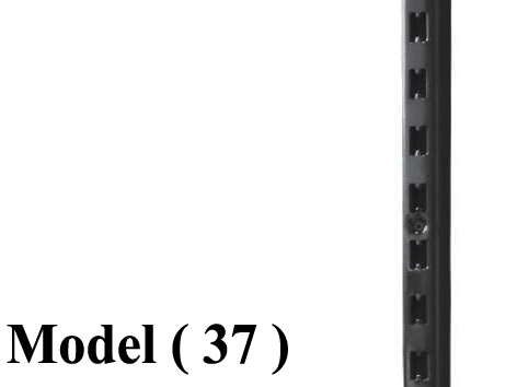 بريمو (3*2.5)  (NO) D - LX (مو 37) & قائم بريمو معدني OS H اسود 240 سم(W=3,D=2.5,H=240CM,TH=1MM)