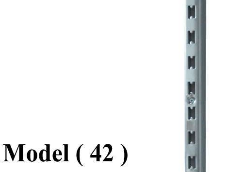 بريمو (2*3) LX ـ NO) E ) (مو 42) قائم بريمو معدنى (11) OM نيكل كروم 240سم (W=3,D=2,H=240CM,TH=1.2MM)