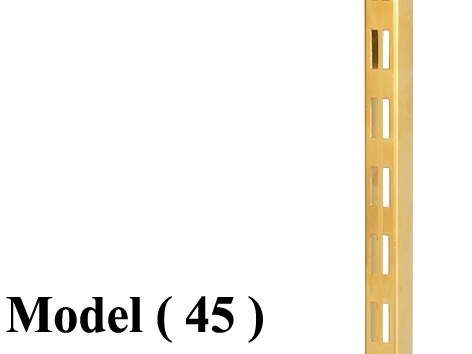 بريمو (2*3) ( NO ) E(مو 45 ) قائم بريمو معدني OM  (11) ذهبي 240سم (W=3,D=2,H=240CM,TH=1.2MM)