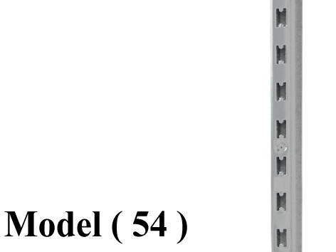 بريمو (2*3) LX ـ E  ـ NO (مو 54) قائم بريمو معدنى (11) OM ابيض 240سم (W=3,D=2,H=240CM,TH=1.2MM)