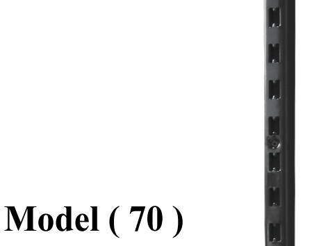 بريمو (2*3) LX ـ (NO) E (مو 70) قائم بريمو معدنى لوكس EZ H رمادى نجومى 60سم (W=3,D=2,H=60CM,TH=2MM)