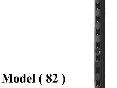 بريمو (2*3)  E (NO) LX (مو 82) قائم بريمو معدنى لوكس EZ H رمادى نجومى 240 سم (W=3,D=2,H=240CM,TH=2MM)