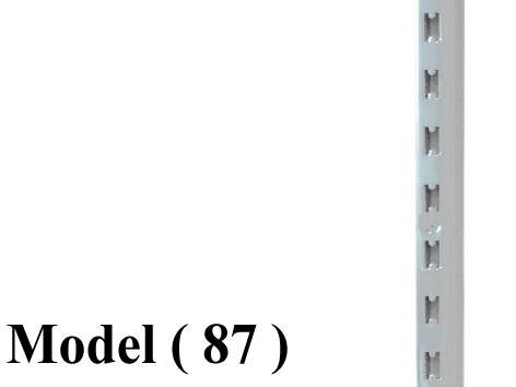 بريمو ( 2*3 ) B ( مو 87 ) قائم بريمو معدنى EZ H ابيض ( 120 سم ) (W=3,D=2,H=120CM,TH=2.5MM)