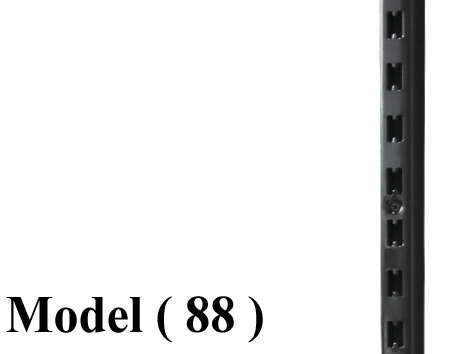 بريمو (2*3)  E (NO) LX (مو 88) قائم بريمو معدنى لوكس EZ H رمادى نجومى 240 سم (W=3,D=2,H=240CM,TH=2.5MM)