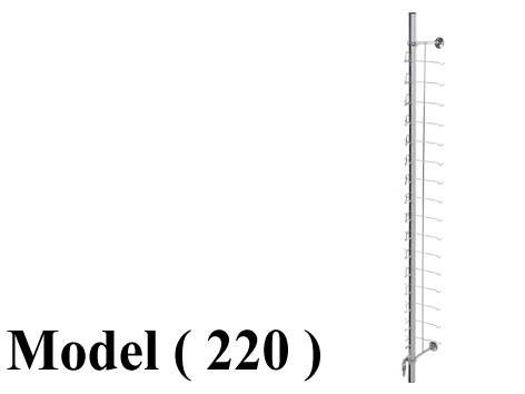 نظارات C ( مو 100 ) قائم نظارات لوك فضى (D=20,H=135CM)