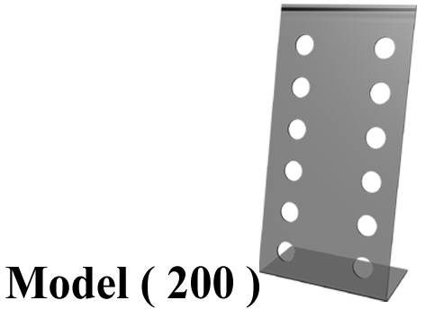 نظارات اكريليك حر C (مو 200) كاونتر توب نظارات اكريليك شفاف( H=20CM )