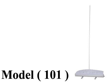 استاندات دعاية C (مو 101) استاند رول اب بدون طباعة فضى (RS-10) ـ (W=85,D=32,H=200CM)