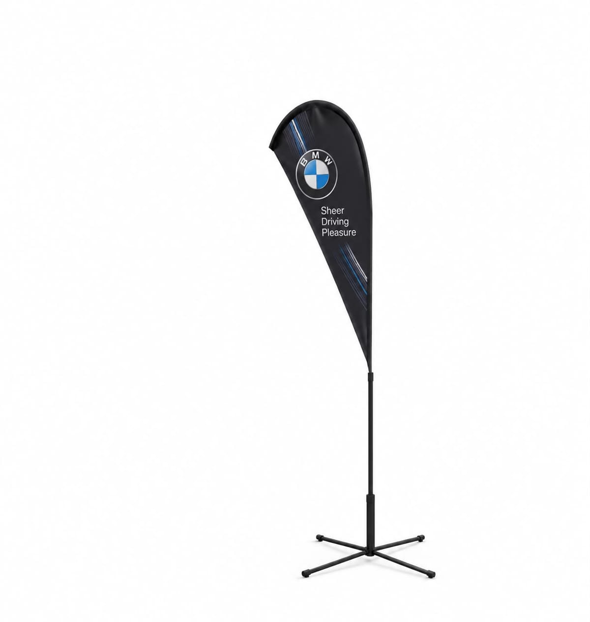 استاندات دعاية C (مو 302) ستان استاند علم مطبوع  (W=6,H=220CM)