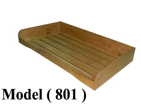 ** بساكت خشبية B (مو 801) $ باسكت شرائح فنلندى زان (W=90,D=50,H=15CM)