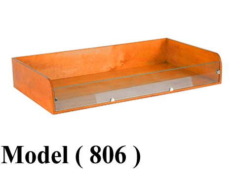 ** بساكت خشبية B (مو 806) باسكت سوليد بالزجاج فنلندي هافان (W=90,D=50,H=15CM)