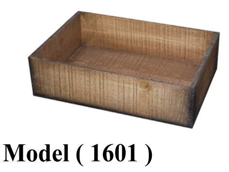 بساكت خشبية مكون B  (مو1601) باسكت سوليد موسكى طبيعي صغير زان (W=40,D=30,H=7CM)