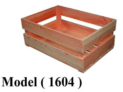 بساكت خشبية مكون B  (مو1604) صندوق خشب موسكى طبيعي كبير هافان (W=50,D=35,H=20CM)