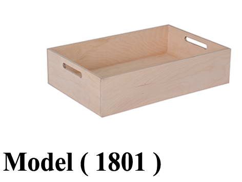 بساكت خشبية مكون B (مو 1801) صندوق خشب فنلندى سوليد بيد صغير هافان (W=30,D=40,H=15CM)
