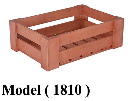 بساكت خشبية مكون B (مو 1810) صندوق خشب فنلندى  شرائح كبير هافان (W=60,D=40,H=20CM)