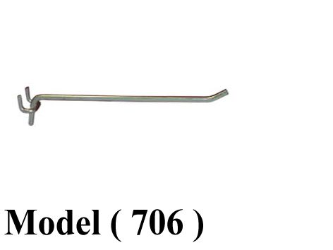 اكسسوارات بيجبورد (NO) D (مو 706)  شوكة بيجبورد 5 مم OS نيكل كروم 20 سم (W=20,TH=5MM)