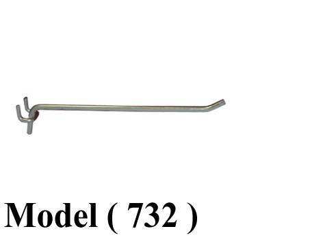XX اكسسوارات بيجبورد (NO) D (مو 732) @ £ شوكة بيجبورد 5 مم HE نيكل كروم 20 سم (W=20 CM,TH=5 MM)