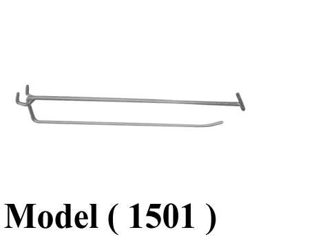 اكسسوارات بيجبورد C (مو 1501) شوكة بيجبورد بالذراع 6مم مطلى 20 سم (W=20CM,TH=6MM)