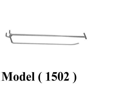 اكسسوارات بيجبورد C (مو 1502) شوكة بيجبورد بالذراع 6مم مطلى 25 سم (W=25CM,TH=6MM)