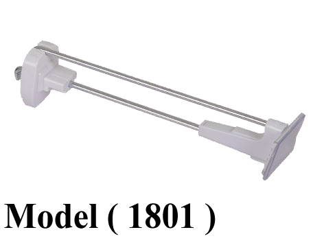 اكسسوارات بيجبورد B (مو 1801) شوكة سيكيورتى نيكل * ابيض (W=24CM,TH=6MM)