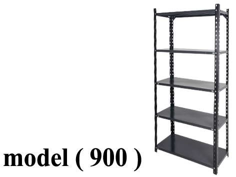 مخازن ماجيك D (مو 900) £ <> وحدة مخازن ماجيك (5 رف 40 * 90 سم (1 دعامة) سمك 0.4 مم + 4 قائم 4*4 سم 1 مم + 4 مثلث 7*7 سم + 12 كيس مسمار)