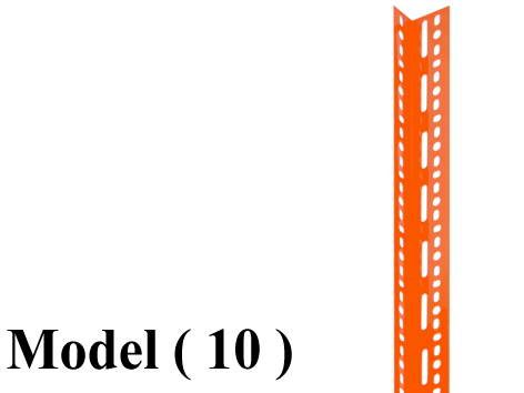 مخازن استاندر B (مو 10) قائم EZ برتقالى 400 سم (W=4,D=6,H=400CM,TH=2MM)