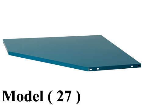 مخازن استاندر B (مو 27) !! رف كورنر معدنى OM أخضر 92 سم (W=94,D=92CM,TH=1.2MM)