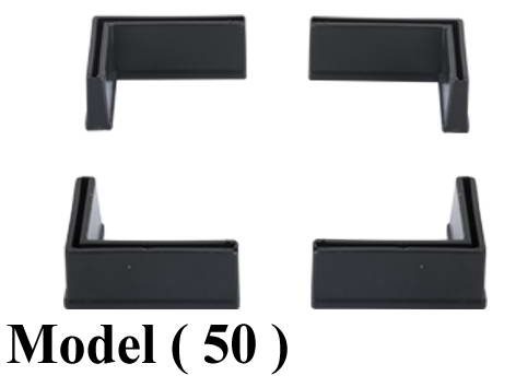 مخازن استاندر B (مو 50) كيس (4 قطع) كعب اسود