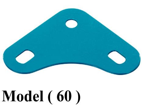 مخازن استاندر (NO) E (مو 60) $مثلث تجميع EZ اخضر 9 سم (W=9,H=9CM,TH=1.2MM)