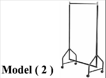استاندات (NO) E (مو 2) !! <> استاند واحد دور OM فلات قطر 32 لوكس اسود (W=90,D=45,H=160CM)
