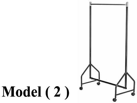 استاندات (NO) E (مو 2) $ <>استاند واحد دور EZ فلات قطر 32 لوكس اسود (W=90,D=45,H=160CM)