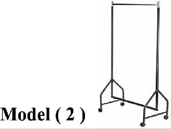 استاندات (NO) E (مو 3) !! <>استاند واحد دور OM فلات قطر 32 لوكس اسود (W=120,D=45,H=160CM)