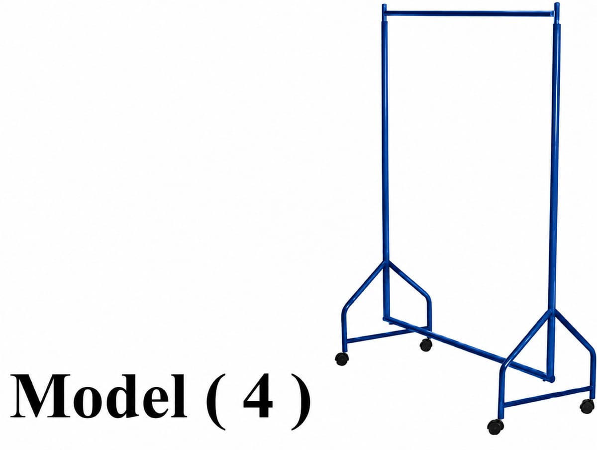 استاندات  (NO) E (مو 4) <> استاند واحد دور EZ فلات قطر 32 لوكس ازرق (W=150,D=45,H=160CM)