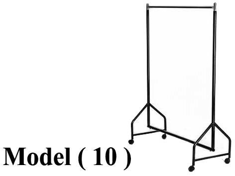 استاندات (NO) E (مو 10) $ <>استاند واحد دور EZ فلات قطر 25 تجارى اسود (W=120,D=45,H=160CM)