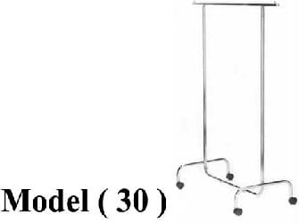 استاندات B (مو 30) استاند واحد دور قطر 32 مم ثابت عرض 100 سم مطلى عجل اوربى (W=100,D=55,H=150CM)