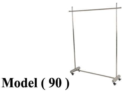 استاندات (NO) E (مو 90) استاند واحد دور استانلس بالعجل (W=140,D=40,H=175CM) (S.T-2026-11)