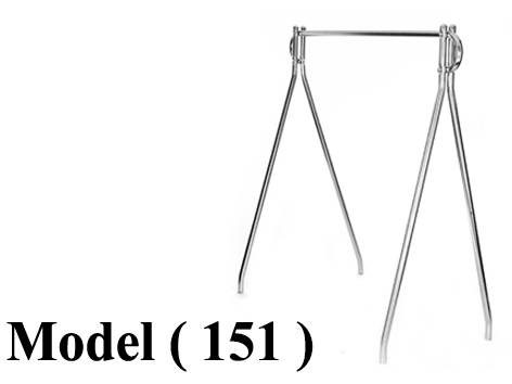 استاندات C (مو 151) # استاند بيوتى متوسط نيكل كروم (W=160,D=65,H=145CM)