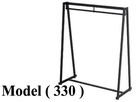 استاندات (NO) F (مو 330) استاند واحد دور اسود (DF-8) (W=114,D=50,H=140CM)