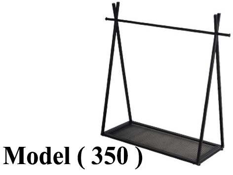 استاندات (NO) F (مو 350) استاند واحد دور برف شبك اسود (PRD-210) (W=145,D=50,H=140CM)