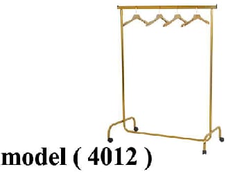استاندات مكونة B ( مو 4012 ) استاند واحد دور قطر 25 مم ثابت ذهبى  (W=120,D=57,H=150CM)