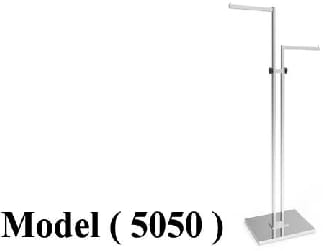 استاندات B (مو 5050) راك 2 ذراع بار مستقيم EZ رمادى نجومى (H=185CM)