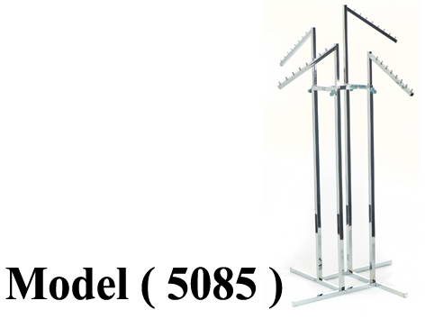 استاندات (NO) F (مو 5085) % راك 4 ذراع بلى مائل نيكل كروم(H=185CM)