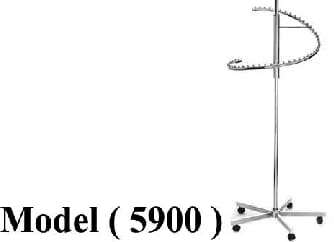 استاندات B (مو 5900) استاند دوار S مطلى (H=185CM)