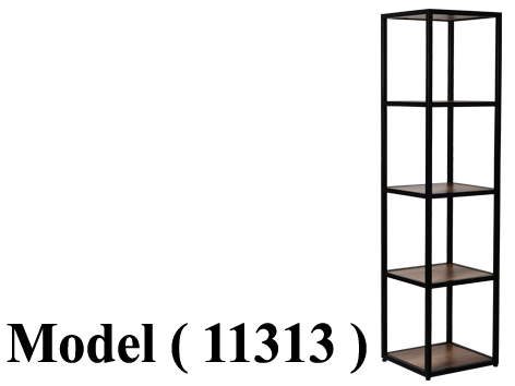 استاندات مكونة B ( مو 11313 ) استاند مكعب 4 عين OM اسود مط بالخشب ارونبراسكا (W=45,D=45,H=185CM)