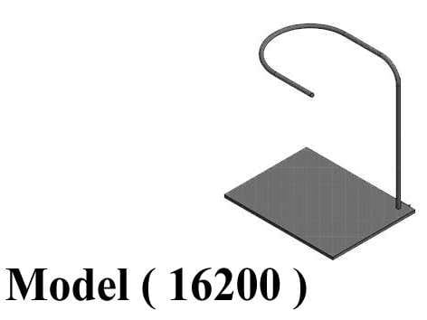 استاندات B( مو 16200) حامل بوت اسود مط (W=13.2,D=10,H=15.5CM)
