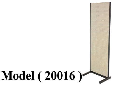 استاندات مكون B (مو 20016) استاند قاعدة لوكس L عرض 60سم بيجبورد خشبي ( بدون اكسسوارات ) (W=60,D=40,H=185CM)