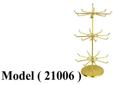 استاندات  C (مو 21006) كاونتر 24 شوكة ذهبي (H=50CM)