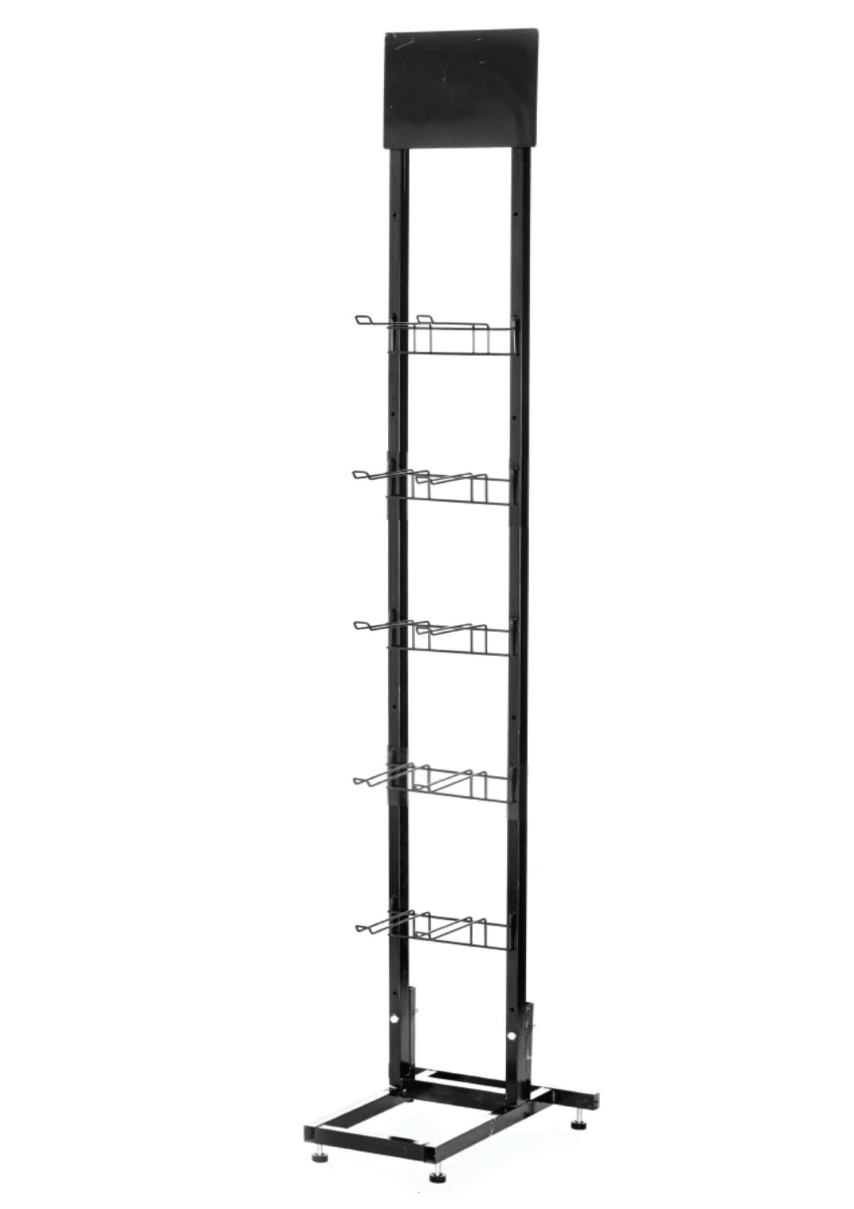 استاندات مكون B ( مو 21017 ) استاند اسود EZـ + 5 شوكة 2 لوب اسود (W=20,D=40,H=195CM)