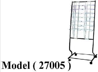 استاندات B (مو 27005) استاند مجلات 16 بوكيت مطلى (W=60,D=40,H=150CM)