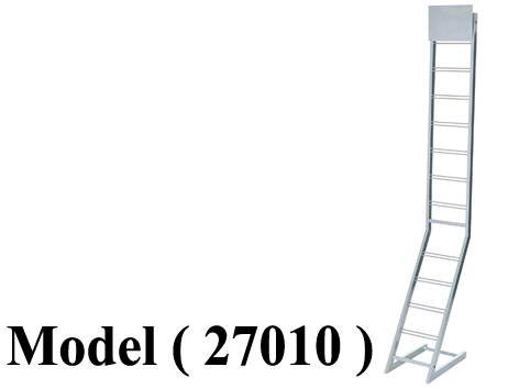 استاندات FـNO ( مو 27010) % استاند كتالوج L باليافطة فضى (W=30,D=50,H=200CM)